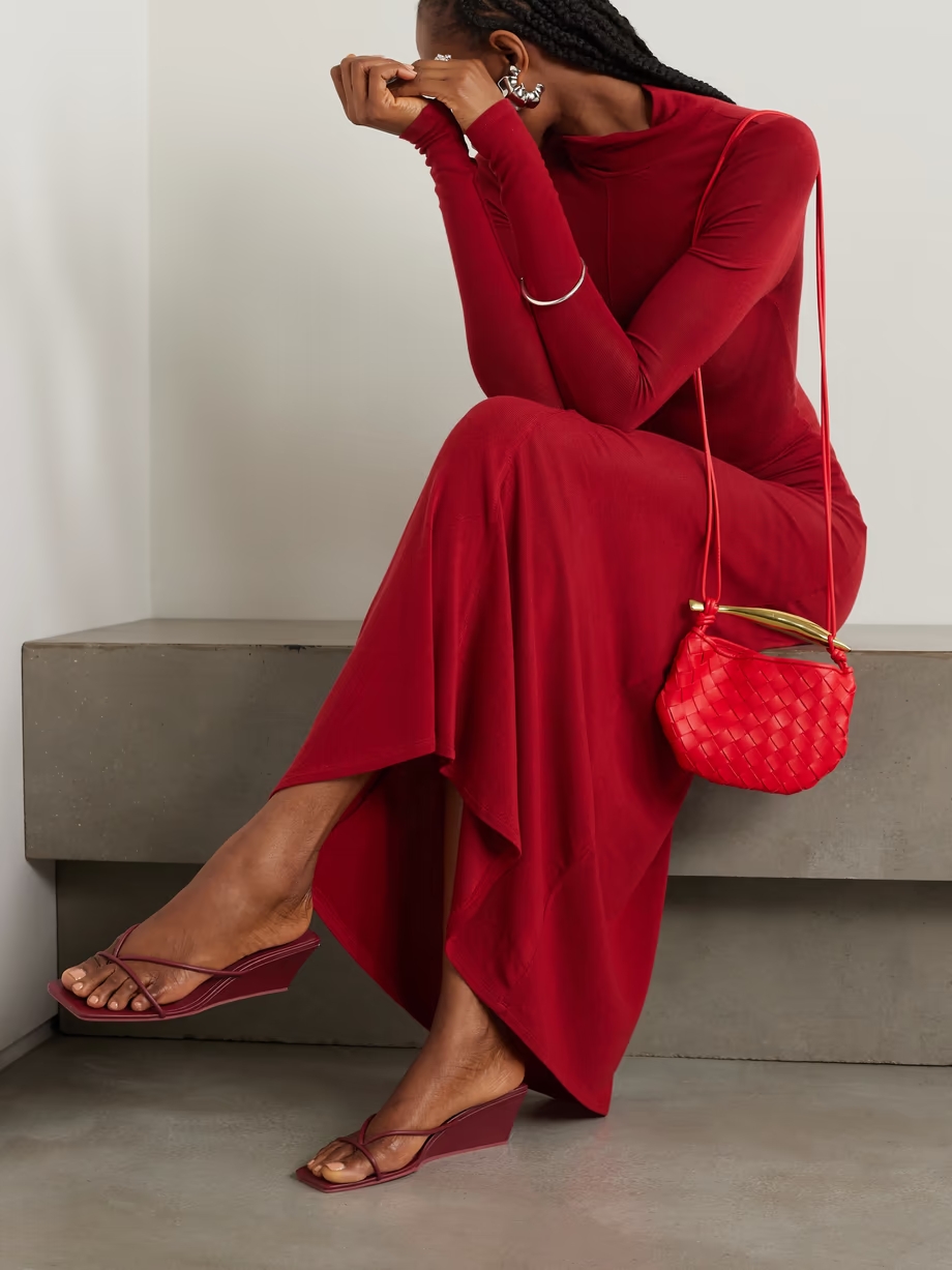 Leather wedge sandals Leather wedge sandals