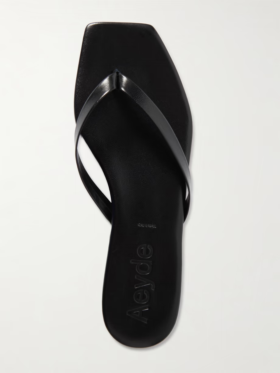 Renee leather flip flops Renee leather flip flops