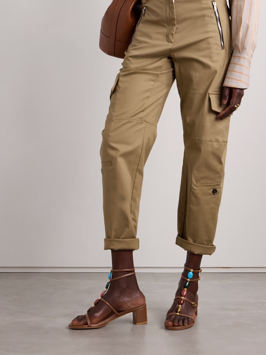 45 embellished leather sandals 45 embellished leather sandals