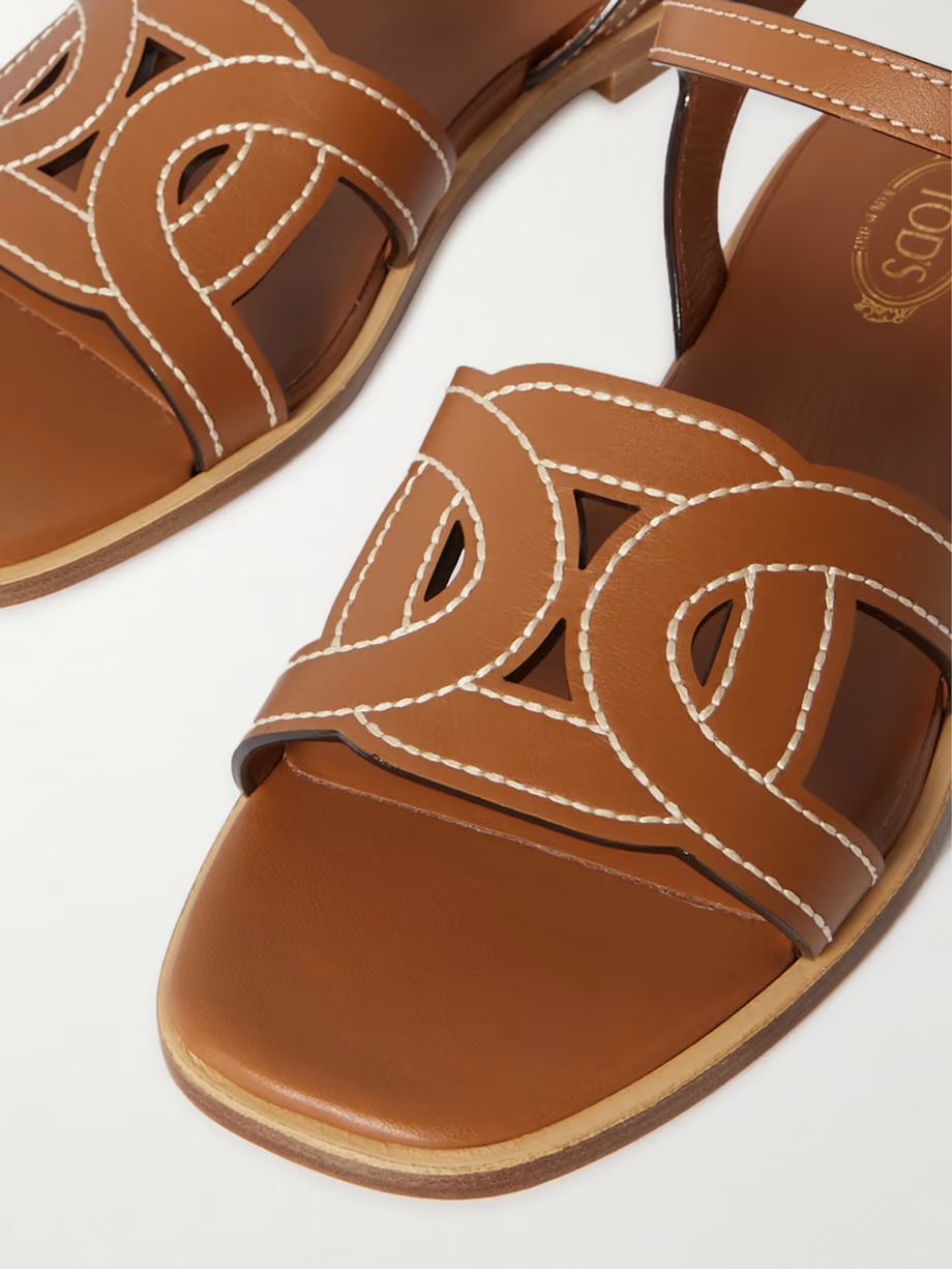 Kate cutout leather sandals Kate cutout leather sandals