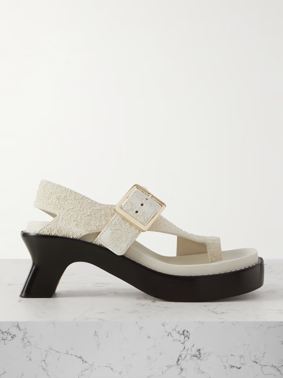 Ease brushed-suede sandals Ease brushed-suede sandals