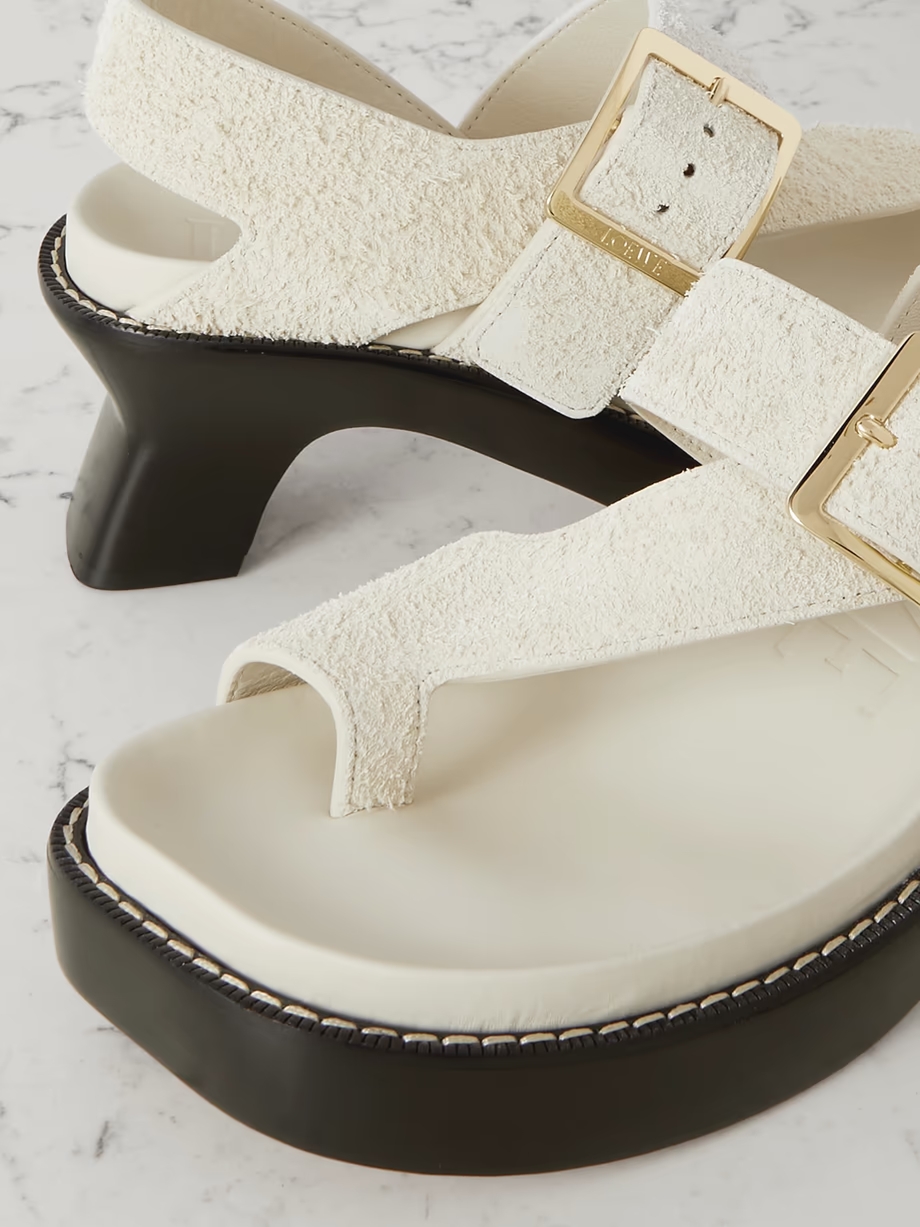 Ease brushed-suede sandals Ease brushed-suede sandals