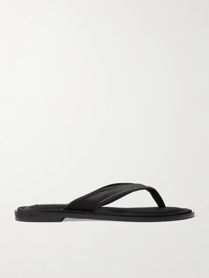 Morgan satin flip flops Morgan satin flip flops