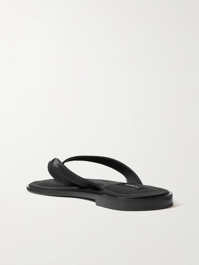 Morgan satin flip flops Morgan satin flip flops