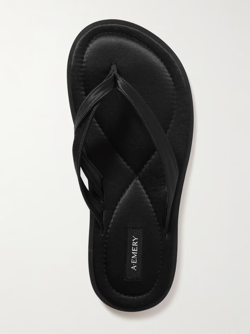 Morgan satin flip flops Morgan satin flip flops