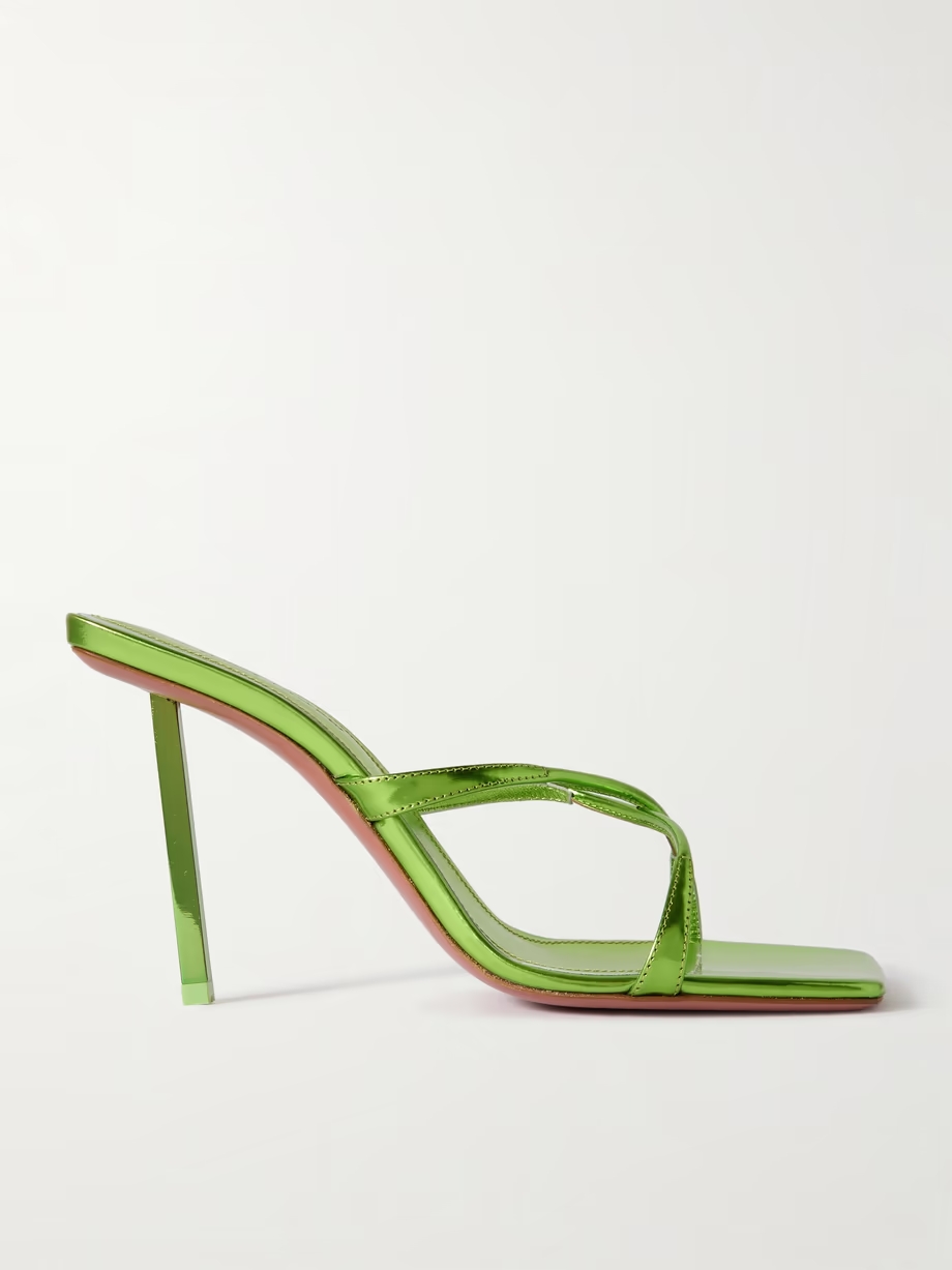 Adriana metallic leather sandals Adriana metallic leather sandals