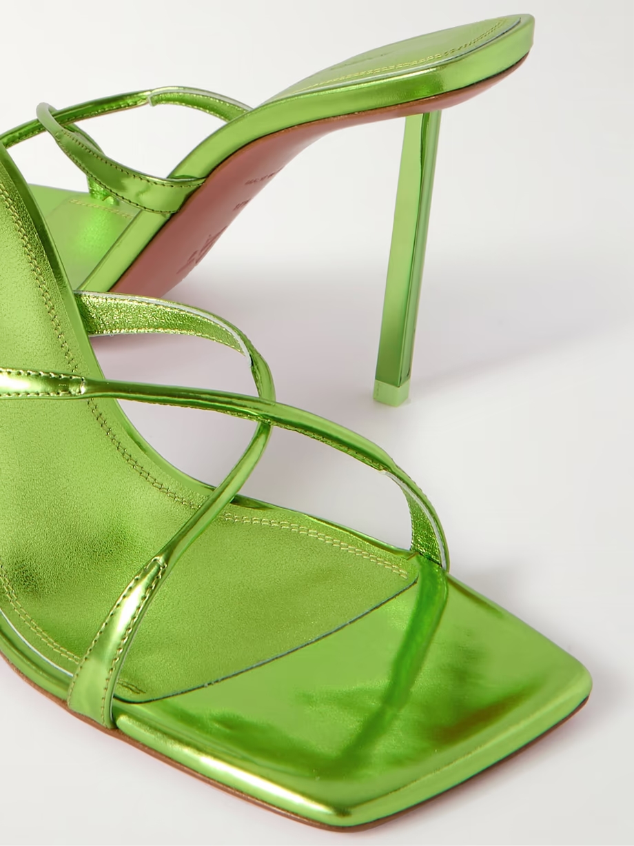 Adriana metallic leather sandals Adriana metallic leather sandals