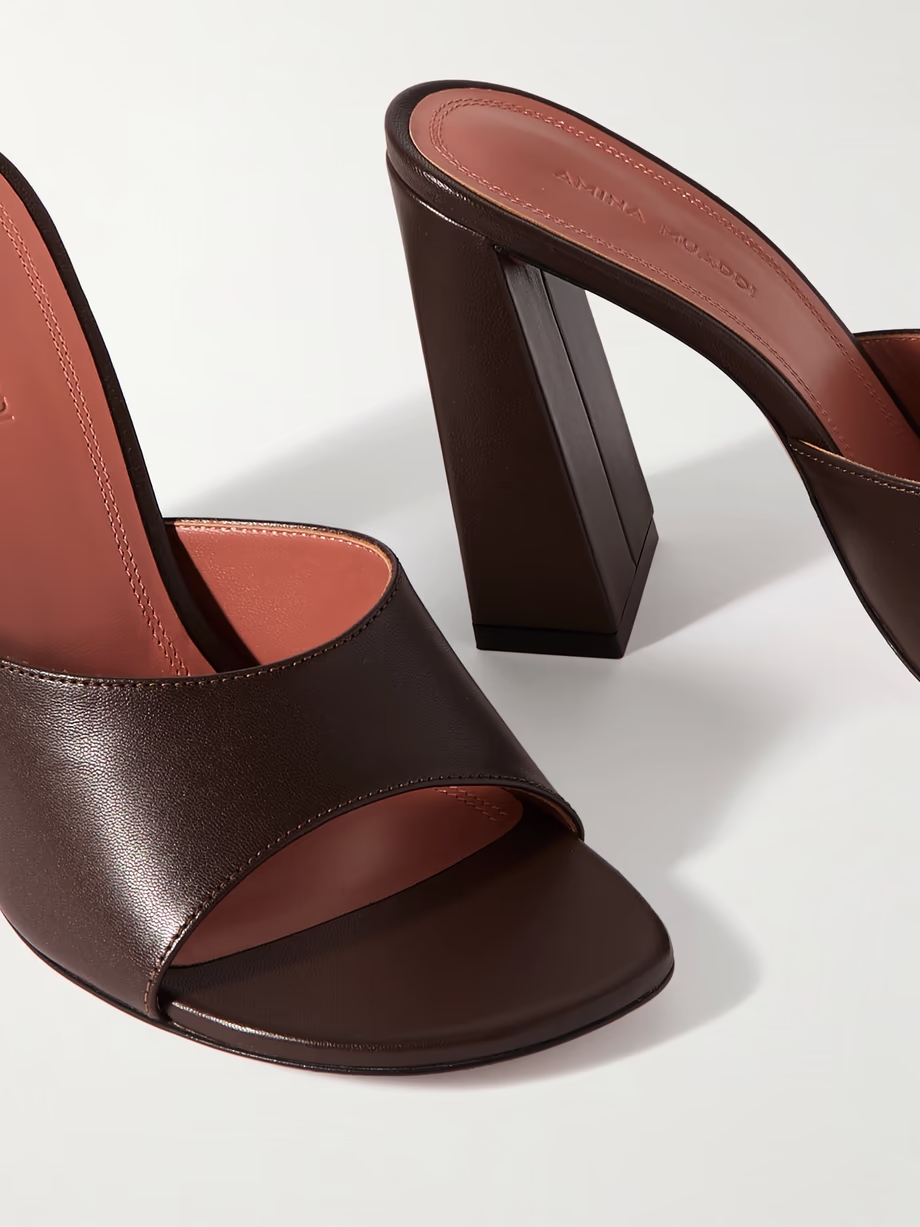 Brigitte leather mules Brigitte leather mules