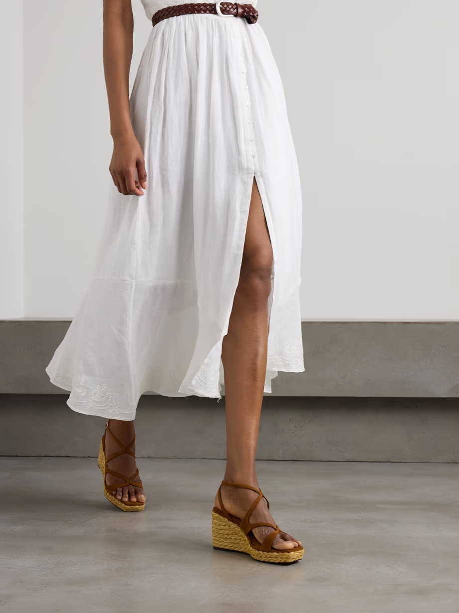 Ayla 85 suede platform espadrilles Ayla 85 suede platform espadrilles