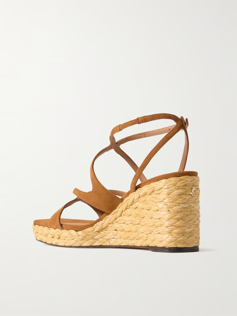 Ayla 85 suede platform espadrilles Ayla 85 suede platform espadrilles