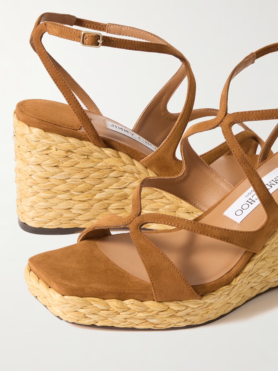 Ayla 85 suede platform espadrilles Ayla 85 suede platform espadrilles