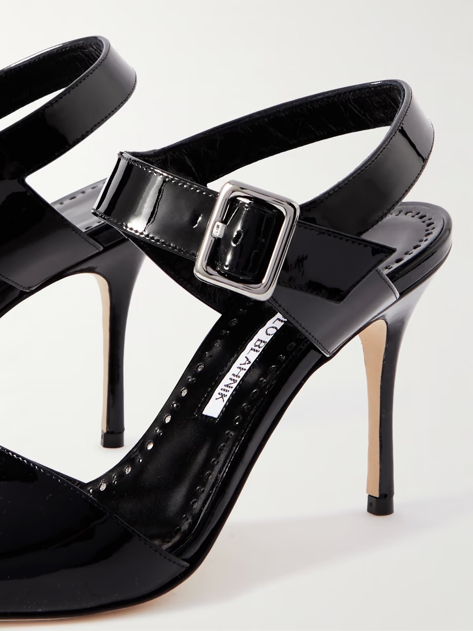 Fairu 90 patent-leather sandals Fairu 90 patent-leather sandals