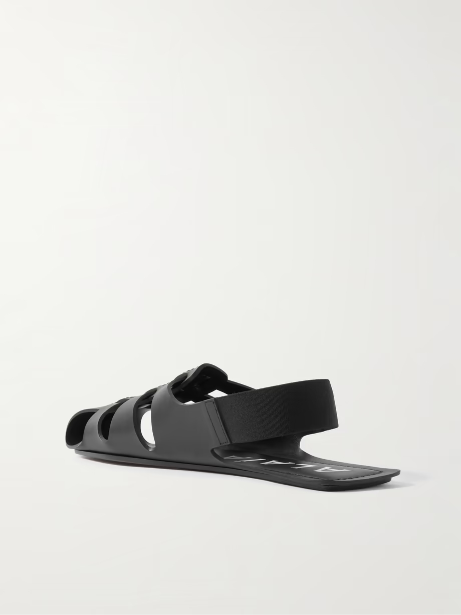 Folded leather sandals Folded leather sandals