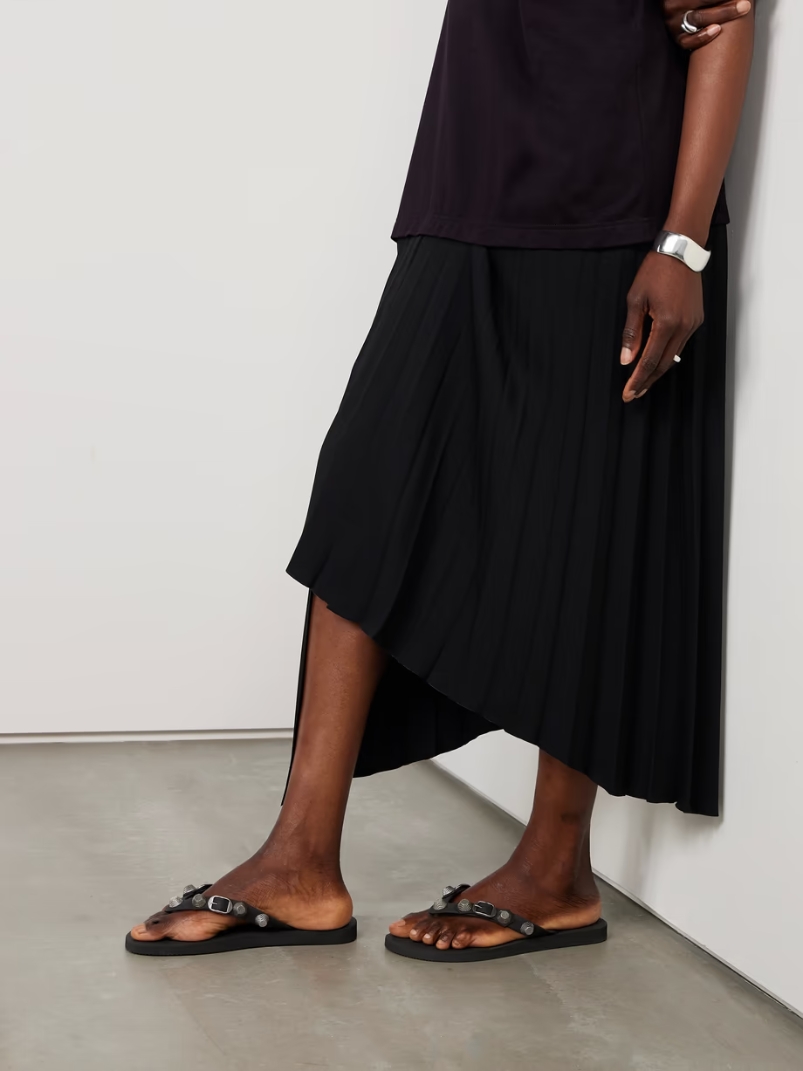 Cagole embellished rubber flip flops Cagole embellished rubber flip flops