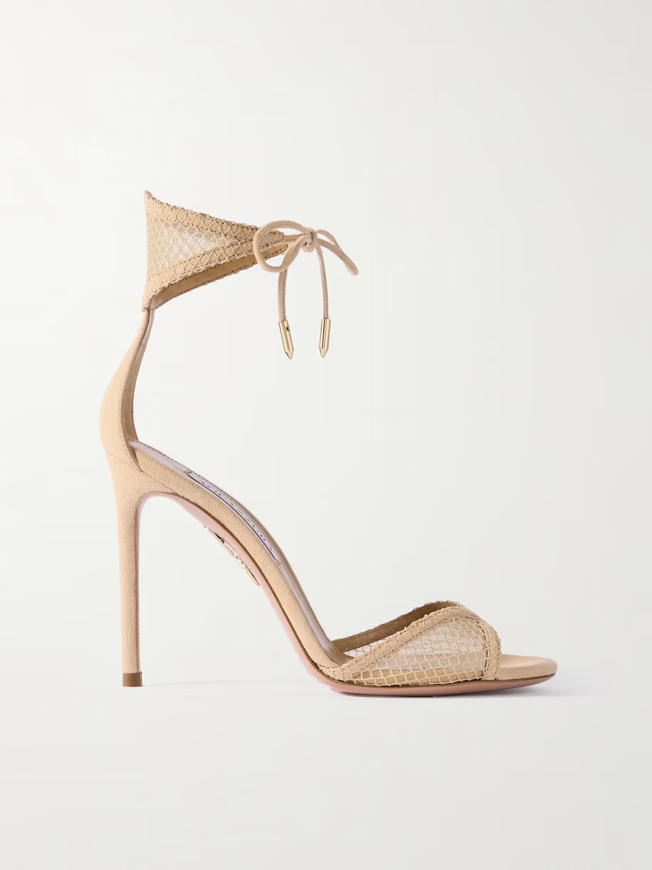 Wicked 105 suede and mesh sandals Wicked 105 suede and mesh sandals