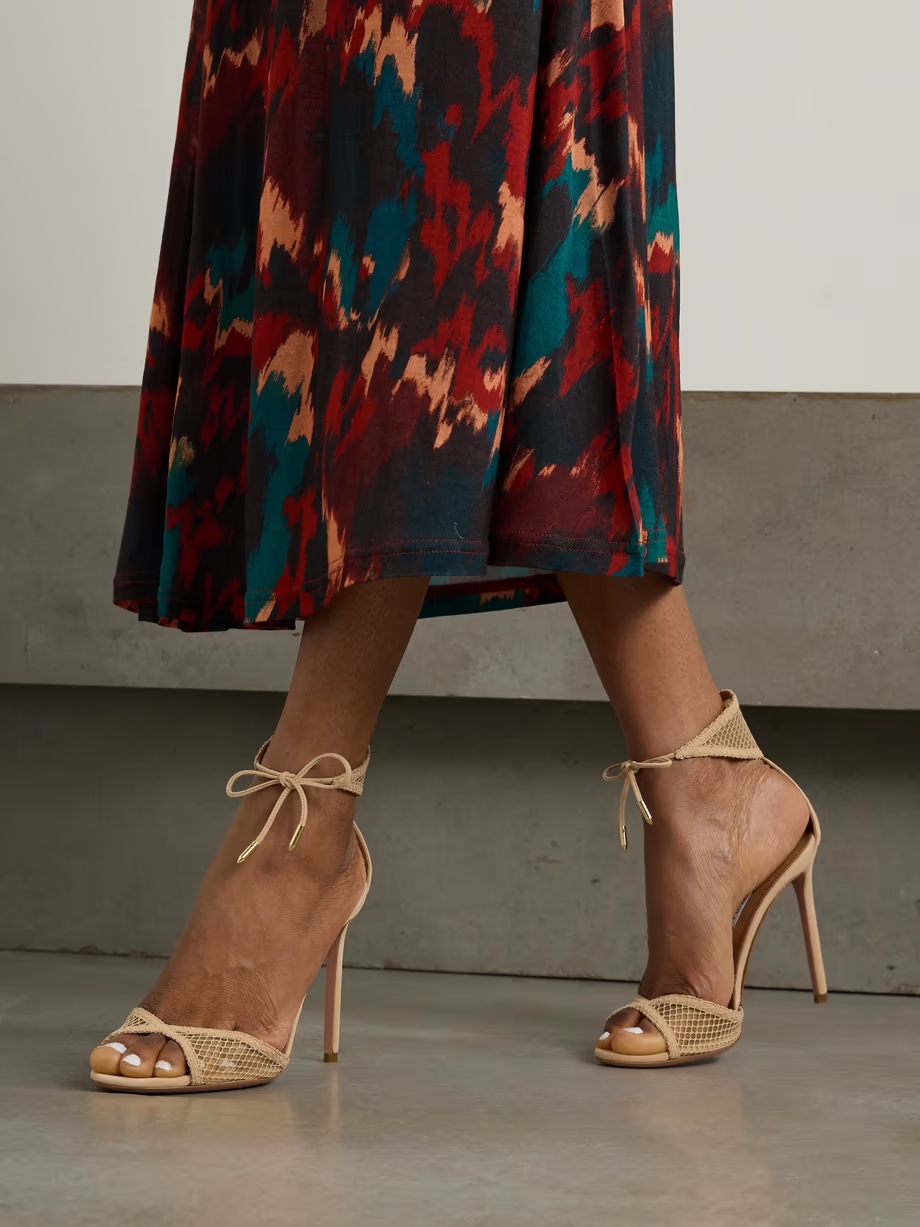 Wicked 105 suede and mesh sandals Wicked 105 suede and mesh sandals