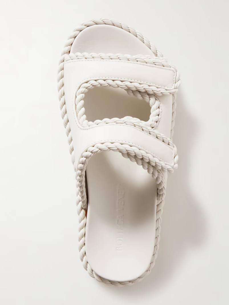 Jack braided leather slides Jack braided leather slides