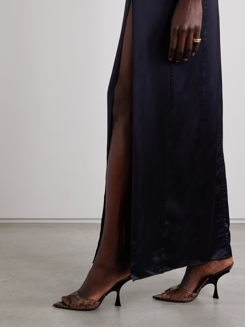 Ester snake-effect leather mules Ester snake-effect leather mules