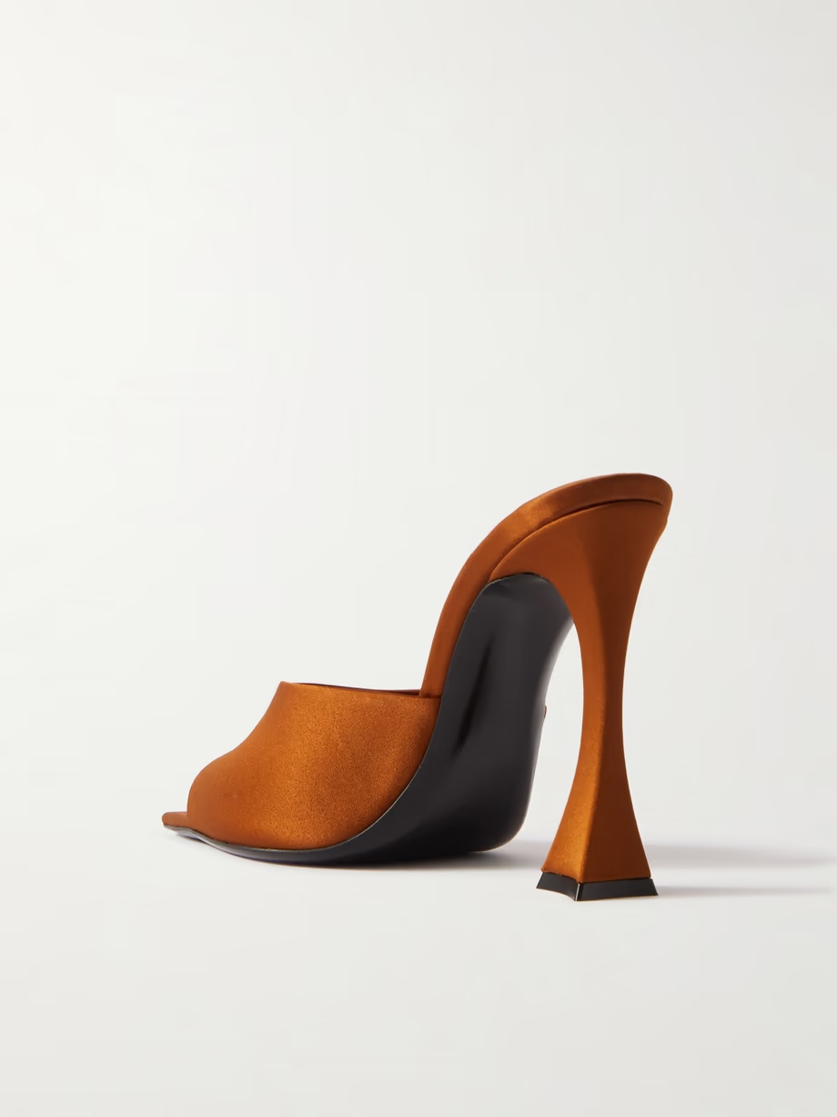 Hall satin mules Hall satin mules