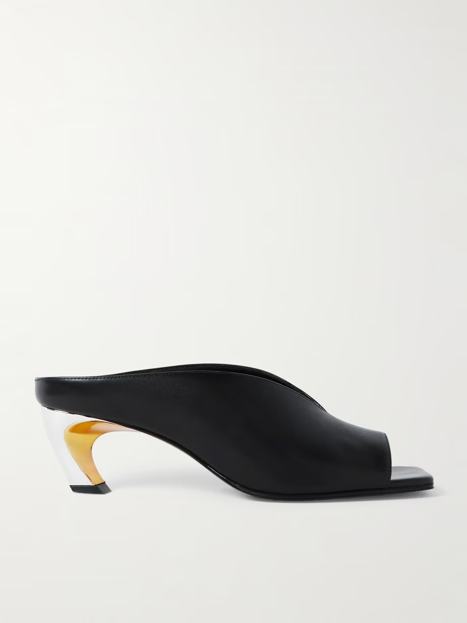 Armadillo leather mules Armadillo leather mules