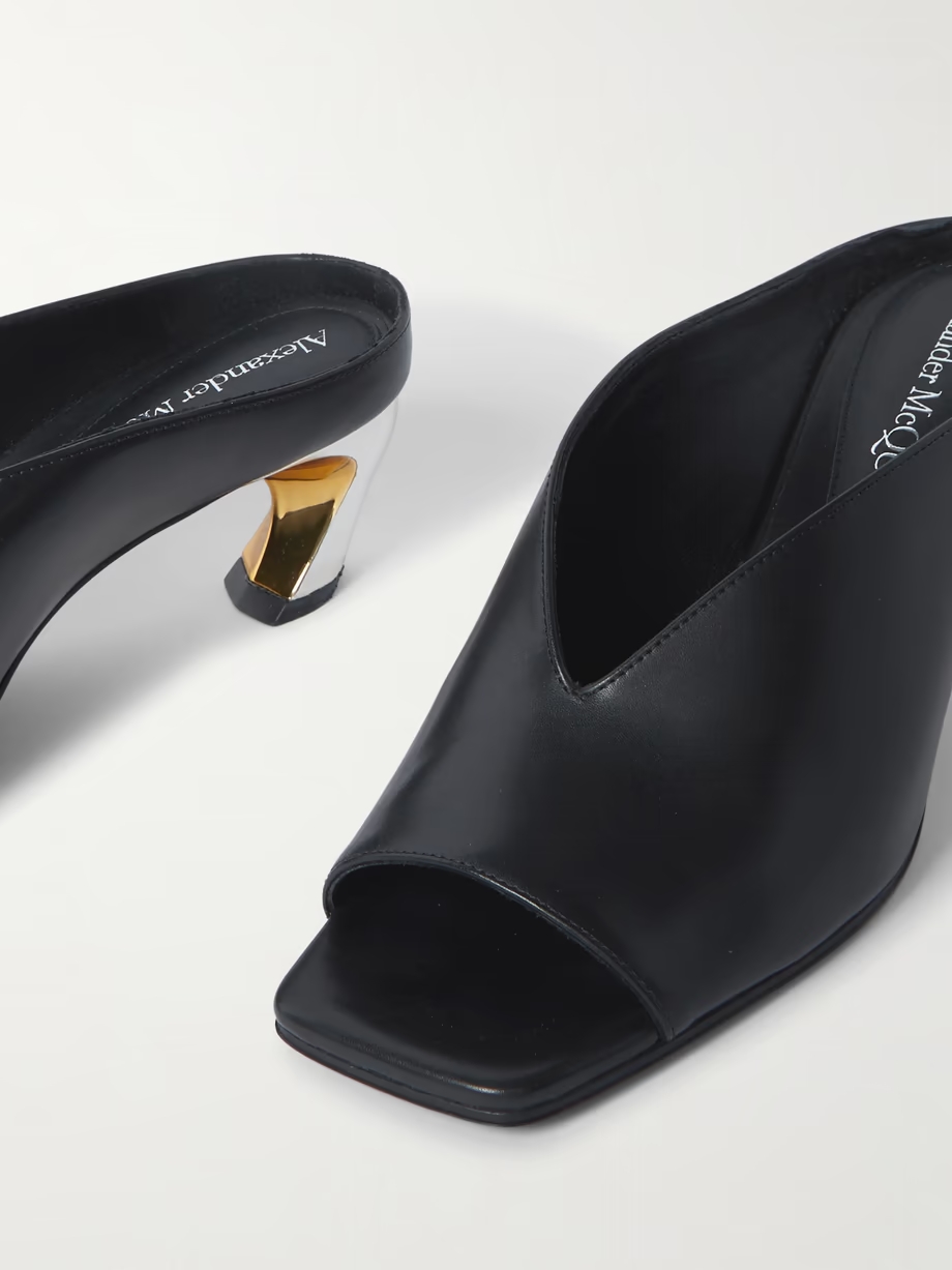 Armadillo leather mules Armadillo leather mules