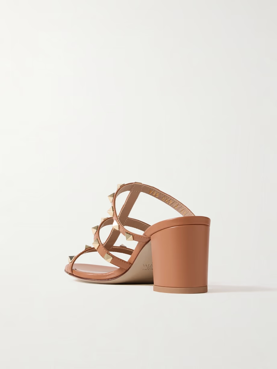Rockstud 60 leather mules