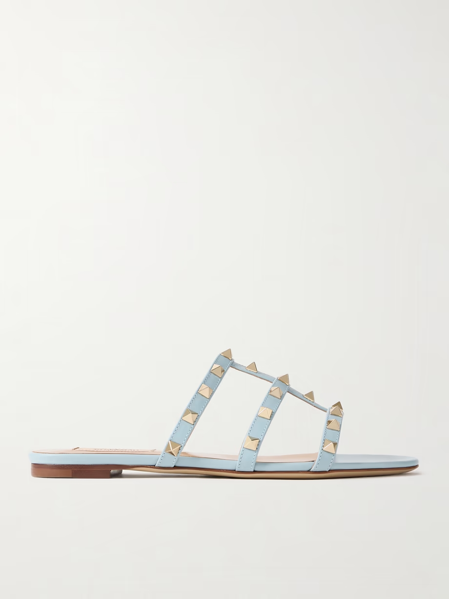Rockstud leather sandals Rockstud leather sandals