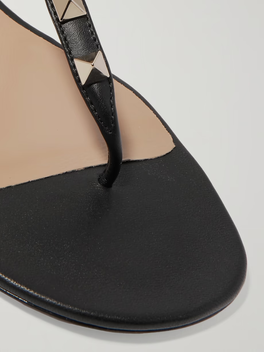 The Rockstud leather sandals The Rockstud leather sandals