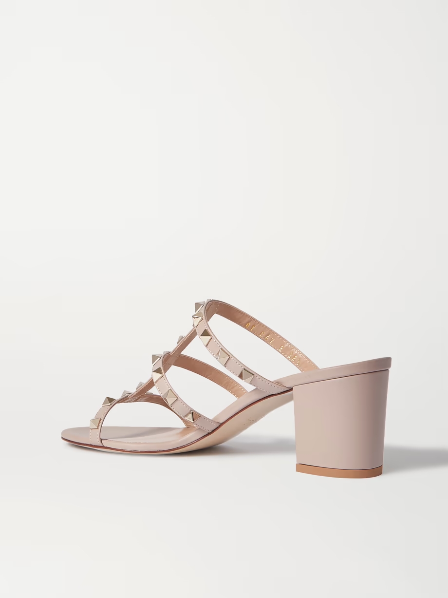 Valentino Garavani Rockstud 60 leather mules Valentino Garavani Rockstud 60 leather mules