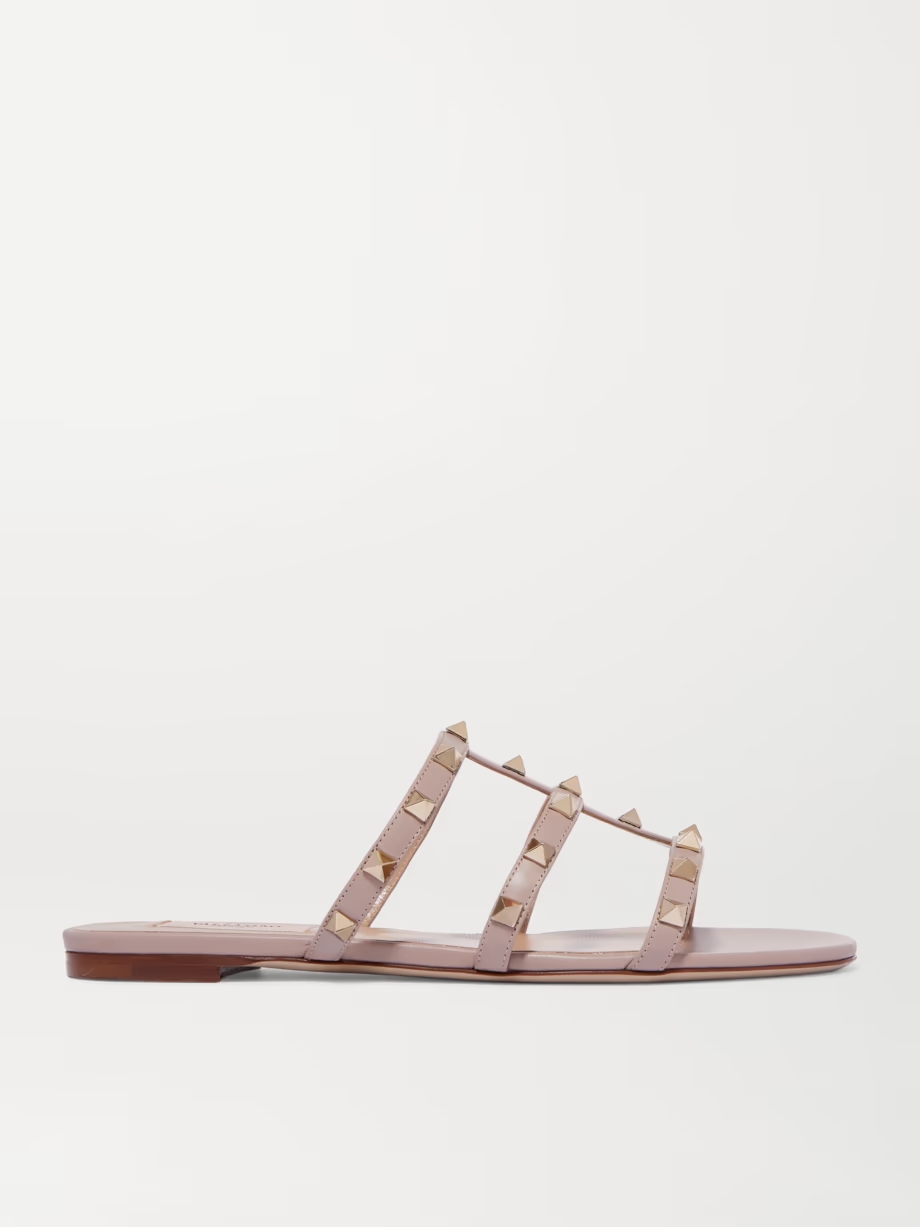 Rockstud leather sandals Rockstud leather sandals