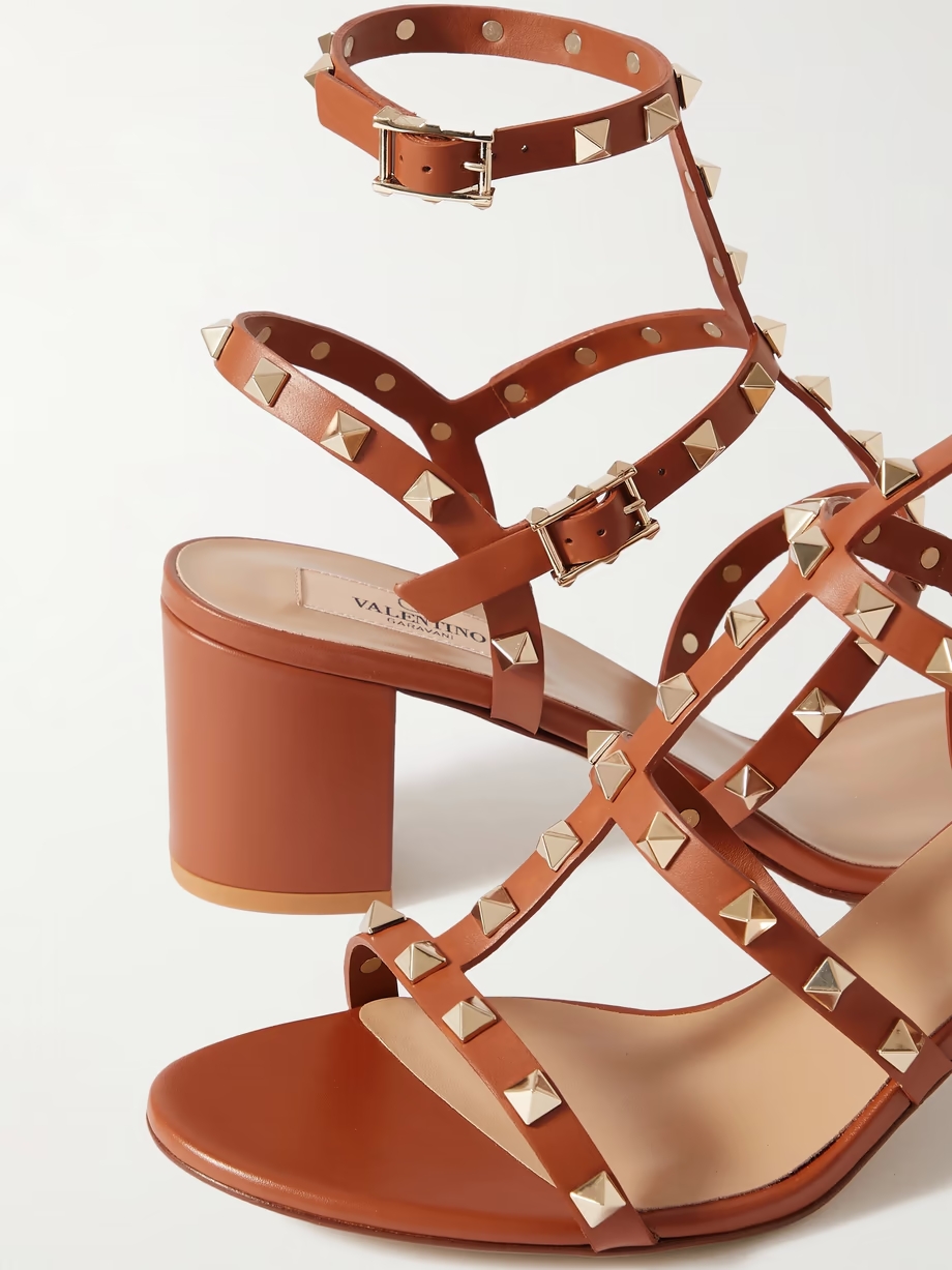 Rockstud 55 leather sandals Rockstud 55 leather sandals