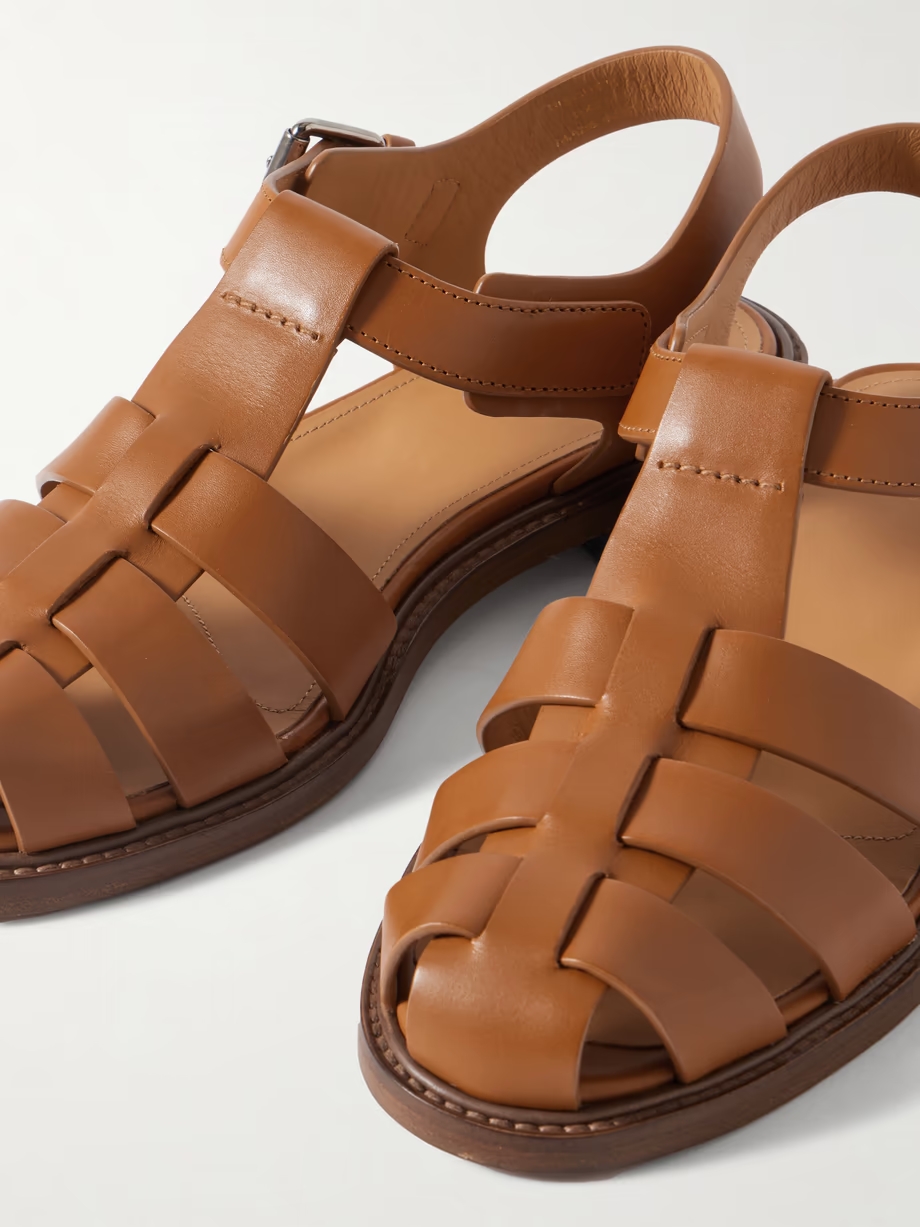 Fisherman cutout leather sandals Fisherman cutout leather sandals