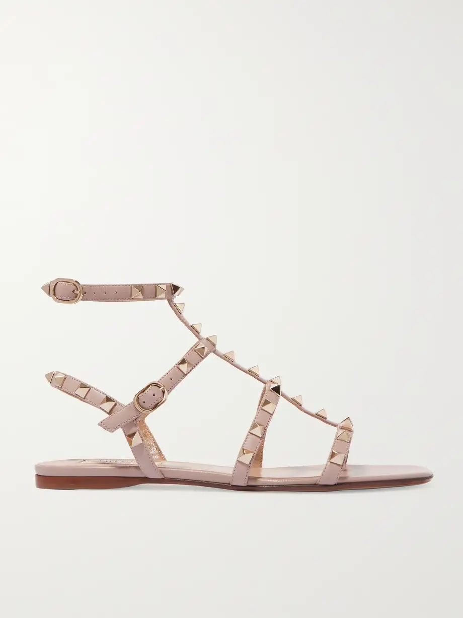 Rockstud leather sandals Rockstud leather sandals
