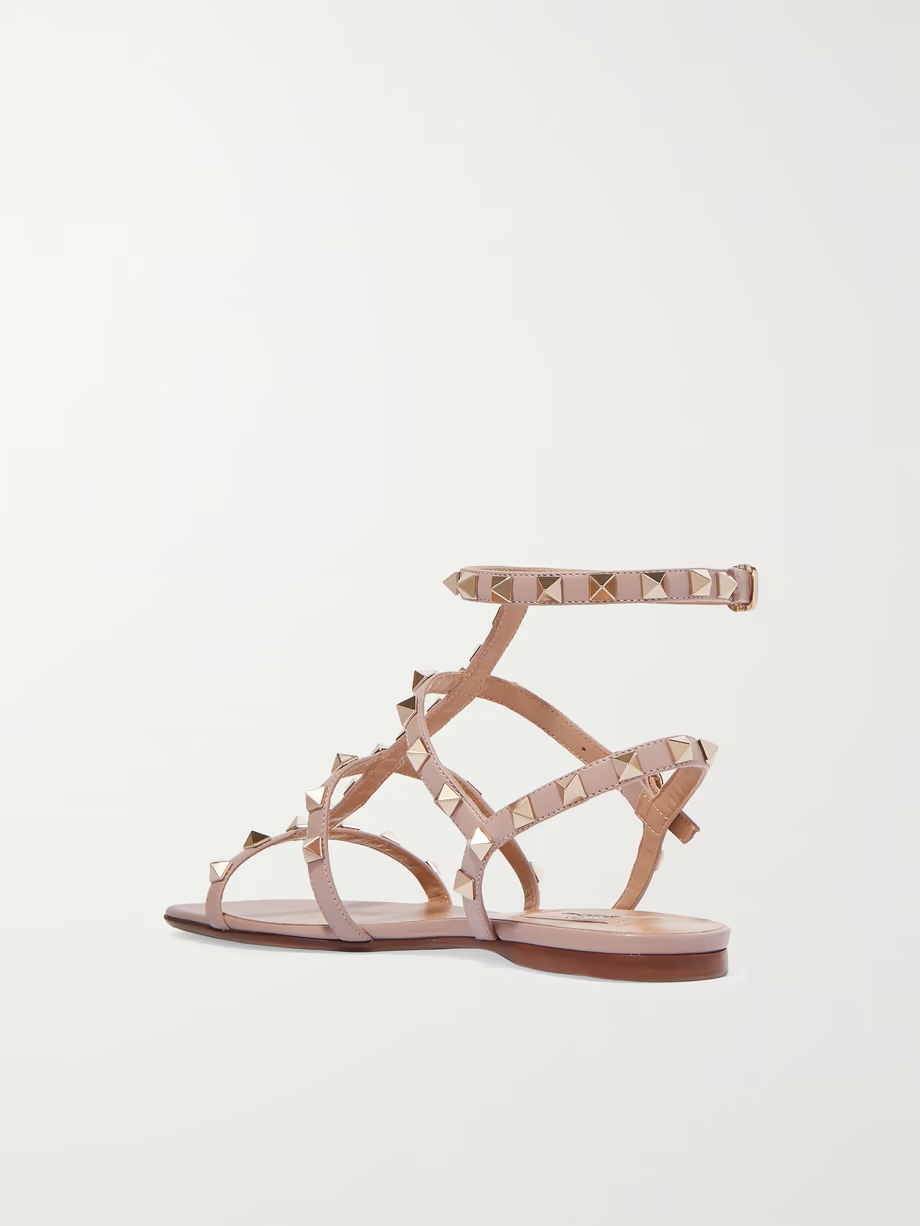 Rockstud leather sandals Rockstud leather sandals