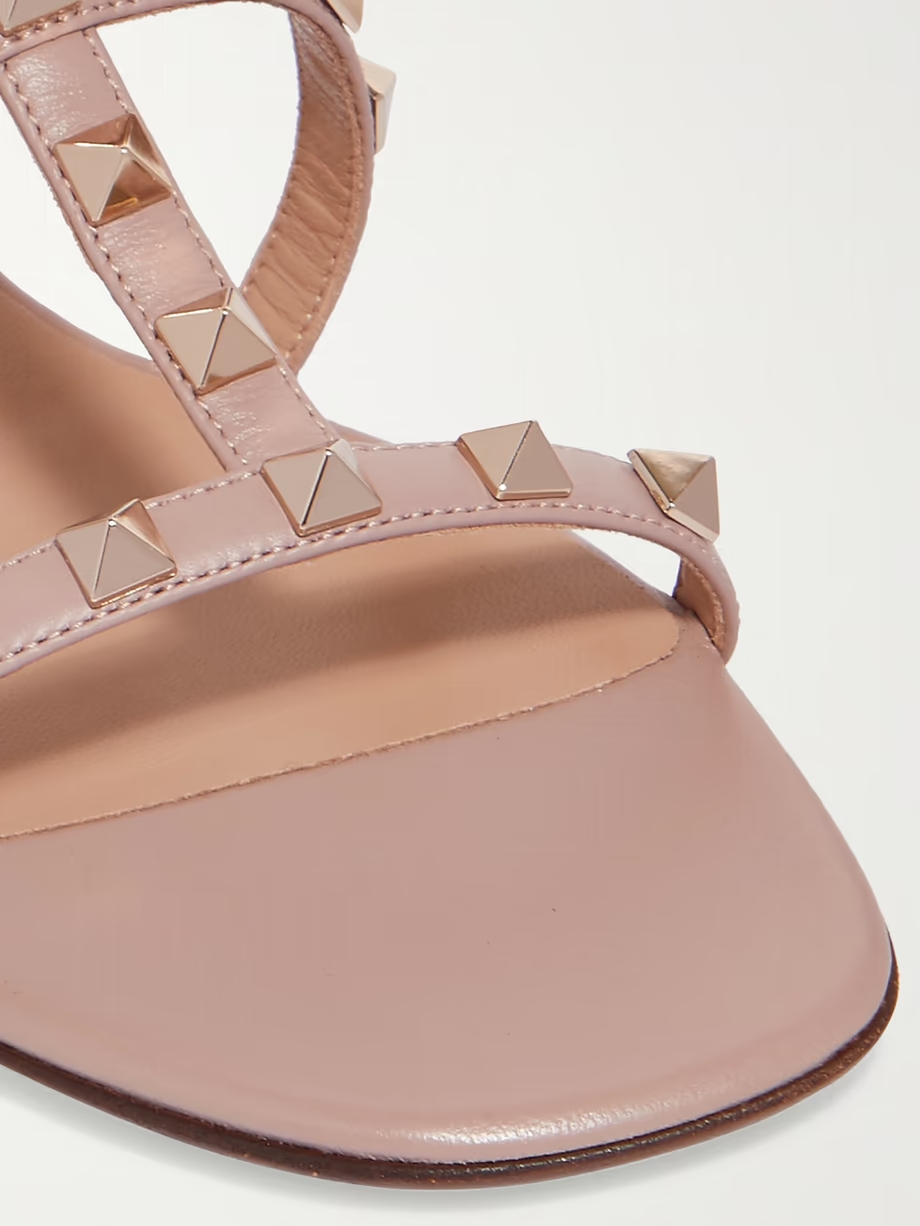 Rockstud leather sandals Rockstud leather sandals