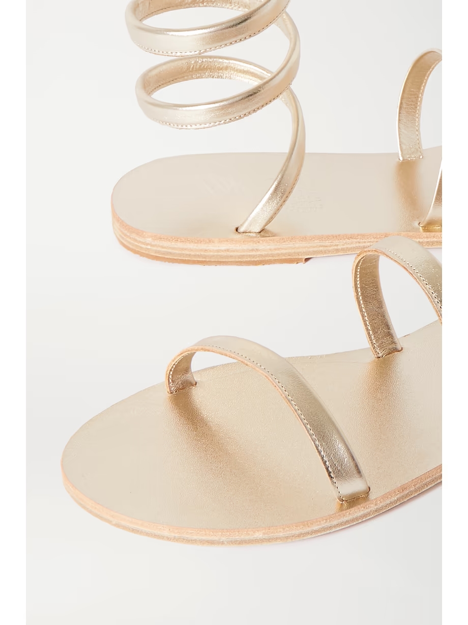 Ofis metallic leather sandals Ofis metallic leather sandals