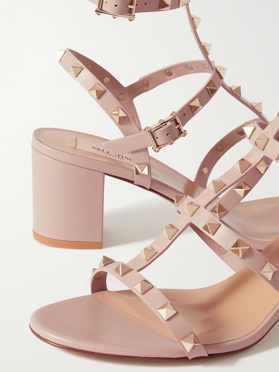 Rockstud 55 leather sandals Rockstud 55 leather sandals
