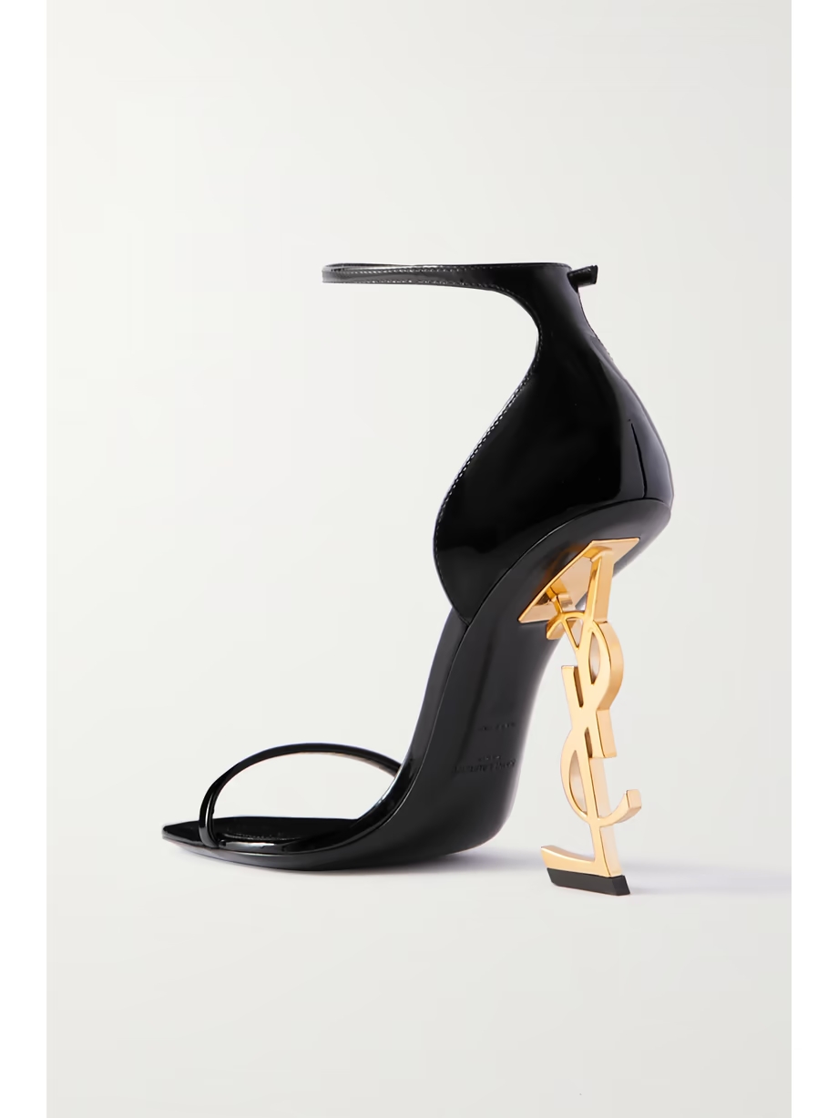 Opyum embellished patent-leather sandals Opyum embellished patent-leather sandals