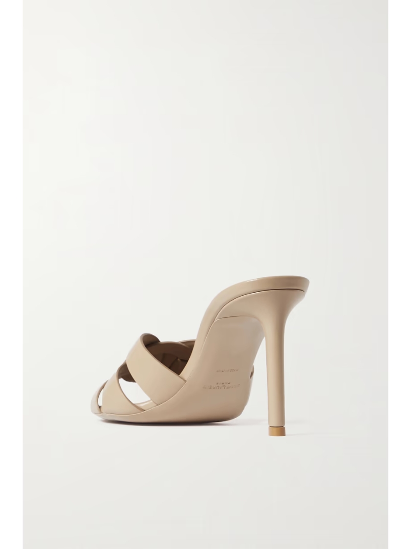 Tribute woven leather mules Tribute woven leather mules