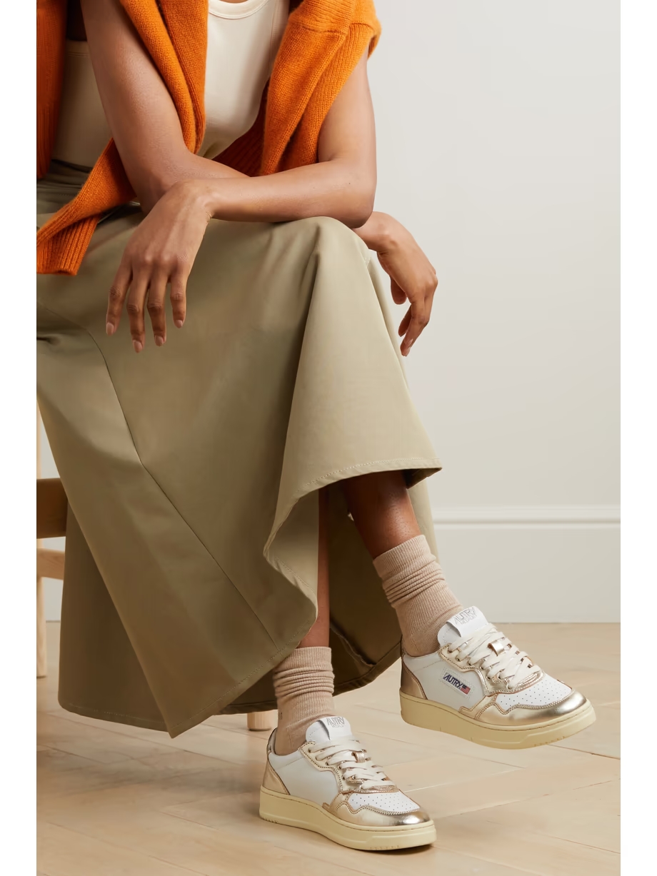 Medalist Low metallic leather sneakers Medalist Low metallic leather sneakers