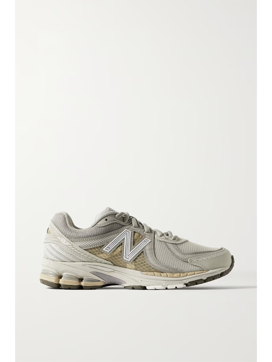 860V2 leather-trimmed mesh sneakers 860V2 leather-trimmed mesh sneakers