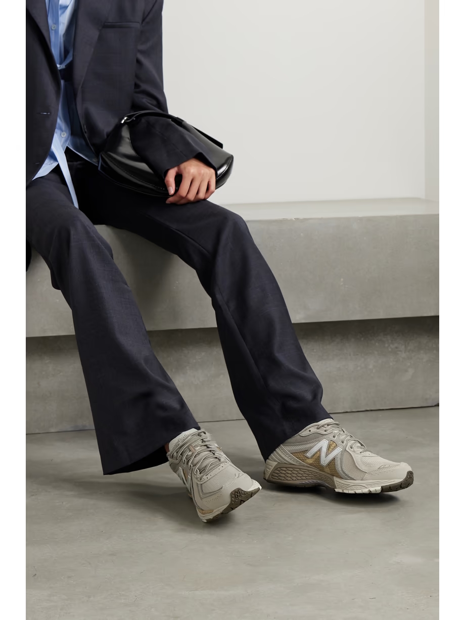 860V2 leather-trimmed mesh sneakers 860V2 leather-trimmed mesh sneakers