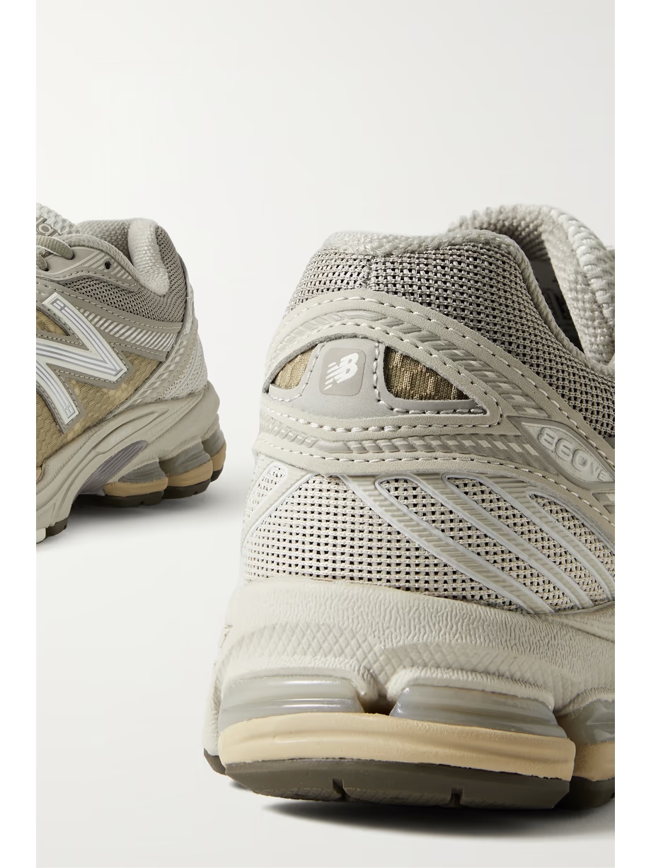 860V2 leather-trimmed mesh sneakers 860V2 leather-trimmed mesh sneakers