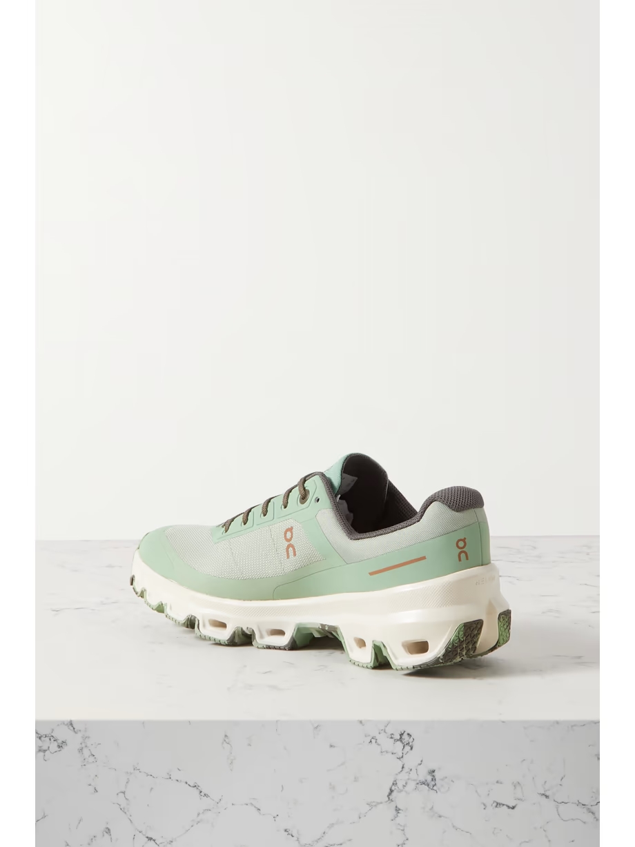 + On Cloudventure recycled-canvas and mesh sneakers + On Cloudventure recycled-canvas and mesh sneakers