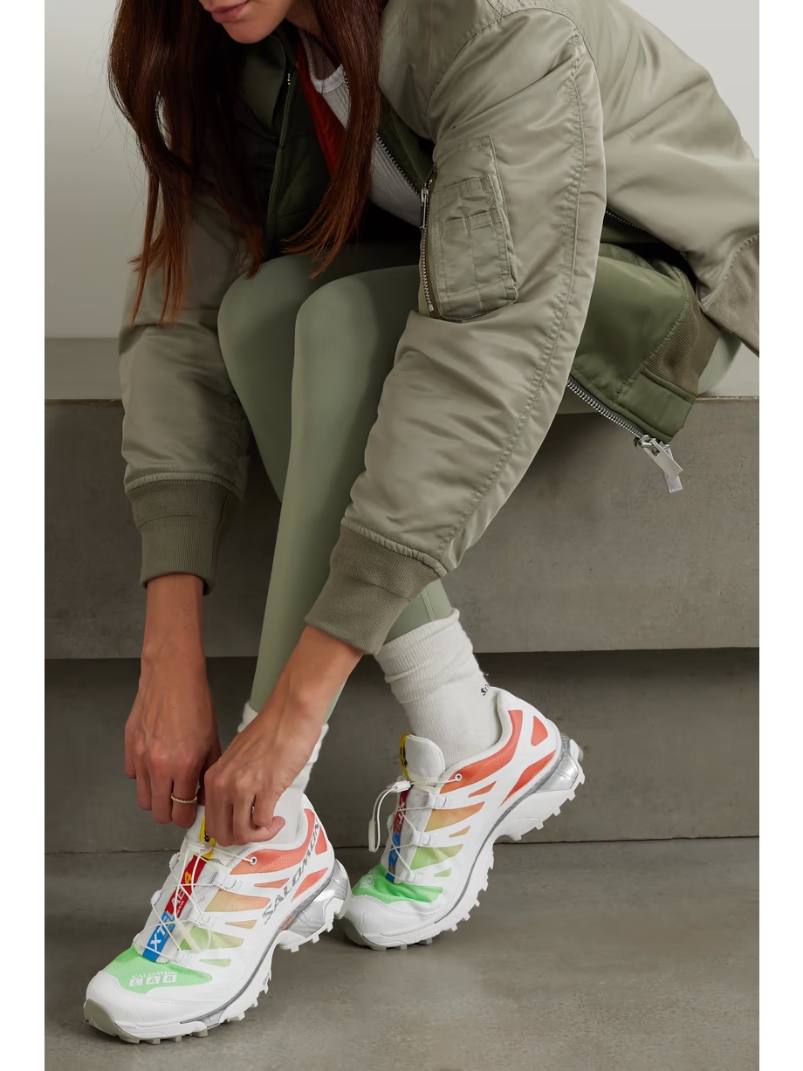 XT-4 OG rubber-trimmed mesh sneakers XT-4 OG rubber-trimmed mesh sneakers