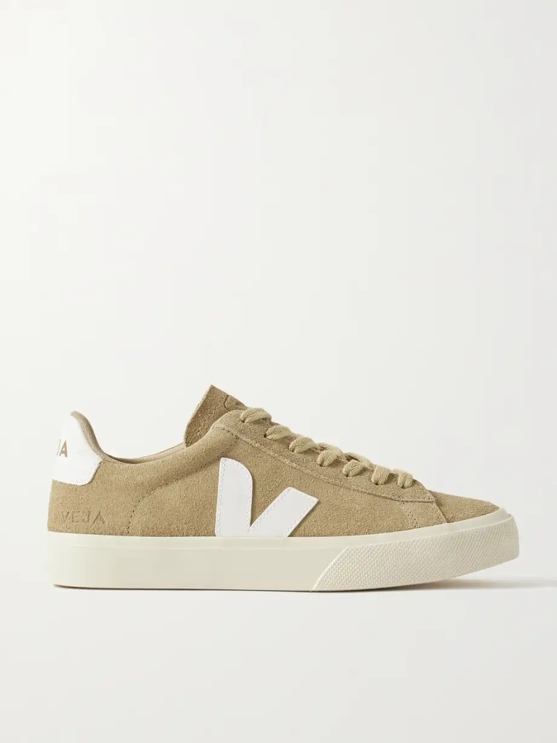Campo leather-trimmed suede sneakers Campo leather-trimmed suede sneakers