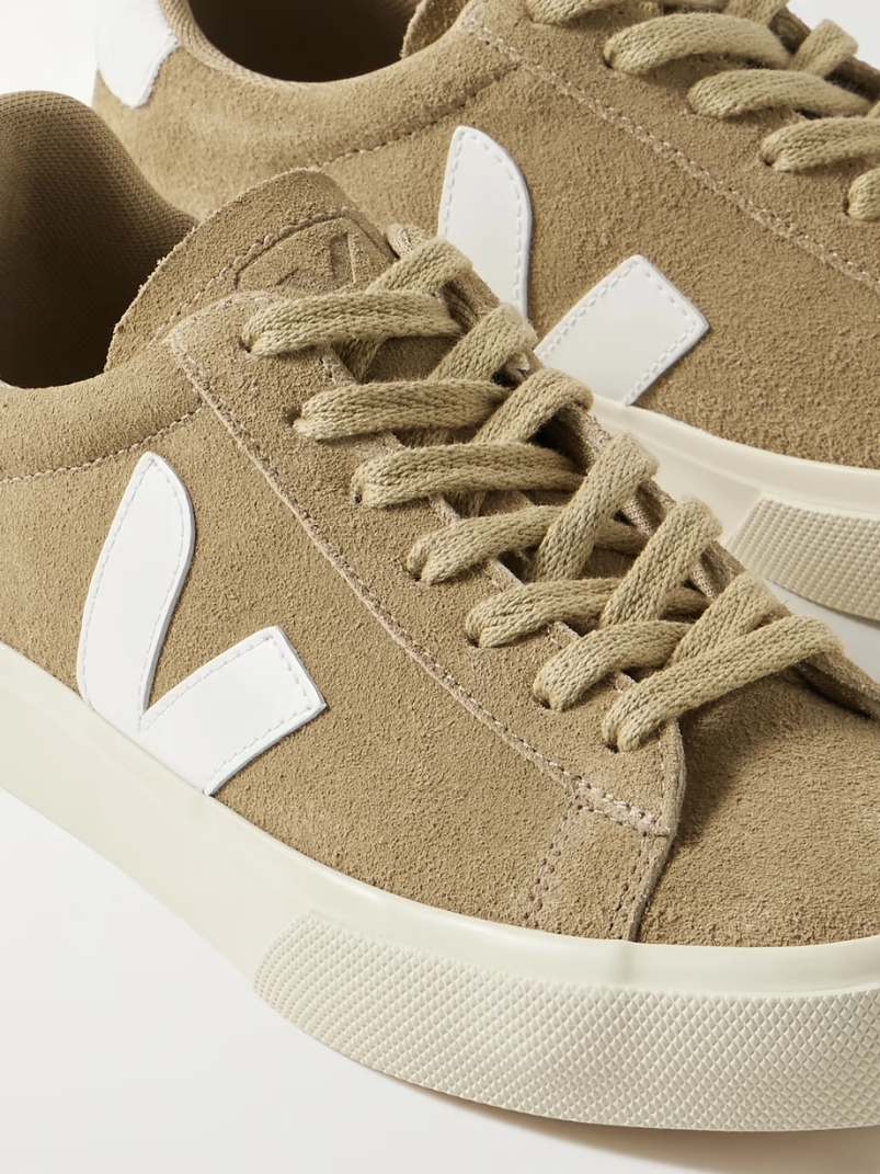 Campo leather-trimmed suede sneakers Campo leather-trimmed suede sneakers