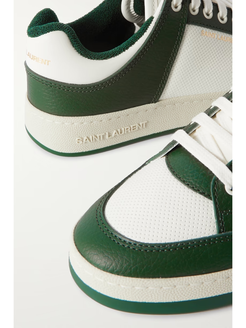 SL61 logo-print leather sneakers SL61 logo-print leather sneakers