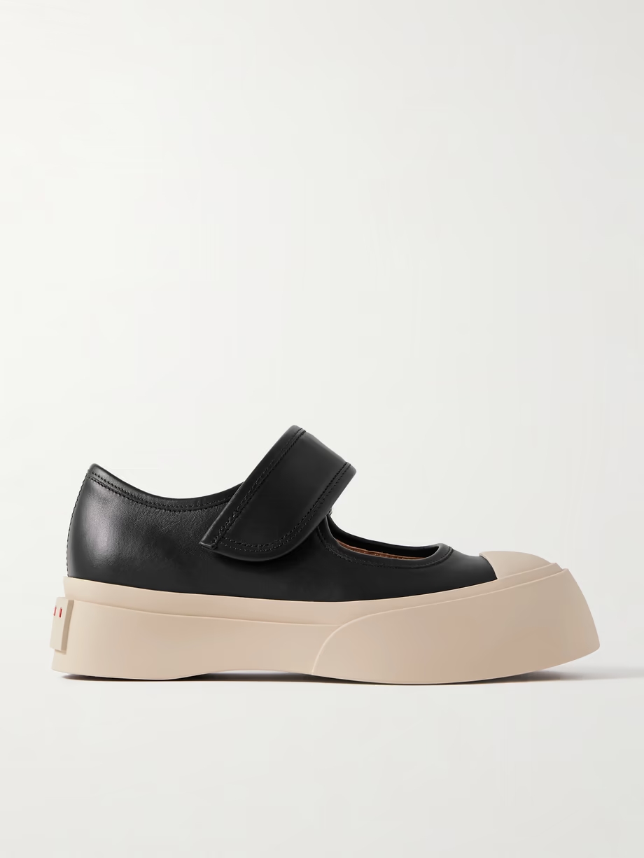 Pablo leather Mary Jane platform sneakers Pablo leather Mary Jane platform sneakers