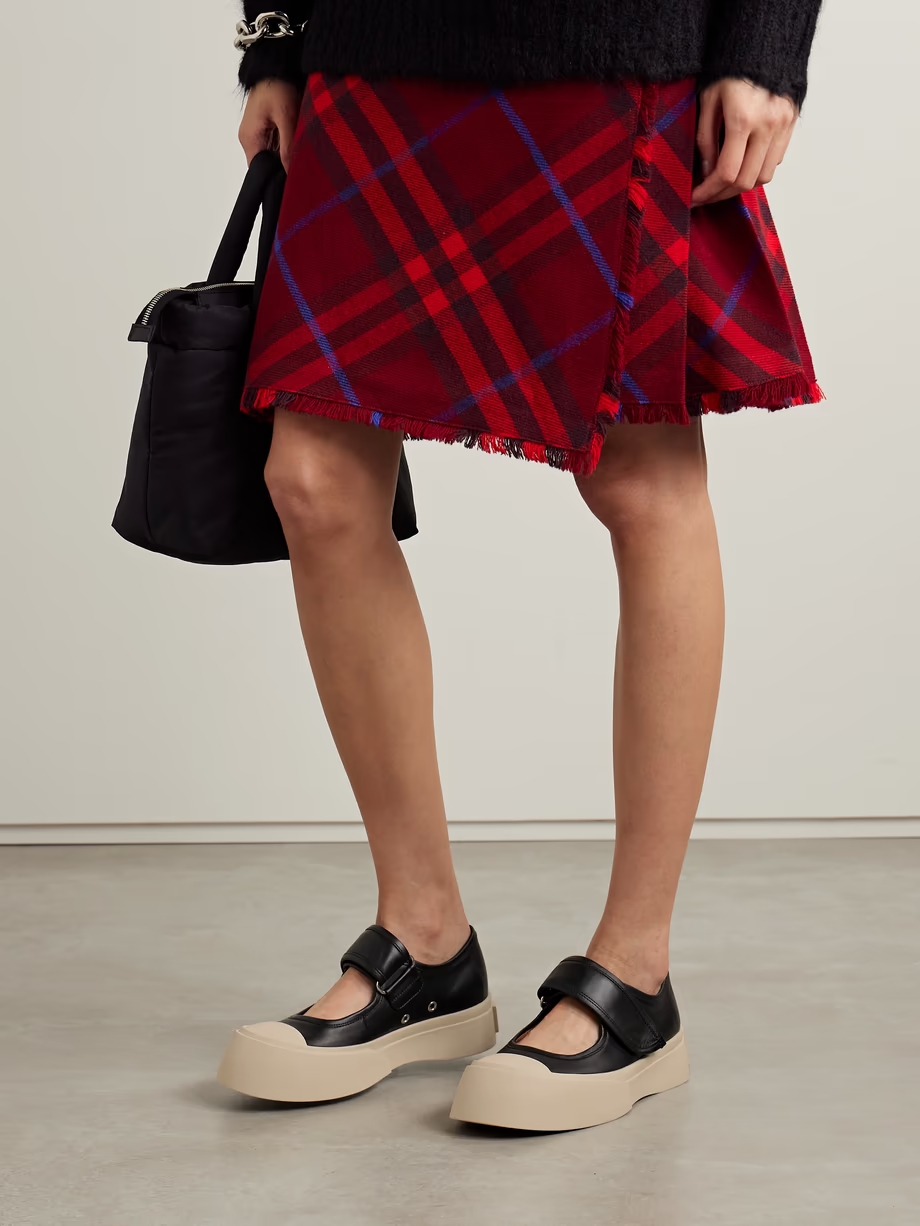 Pablo leather Mary Jane platform sneakers Pablo leather Mary Jane platform sneakers